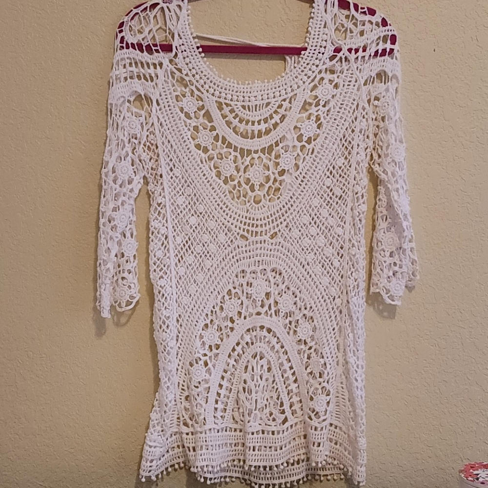 Lace cover up